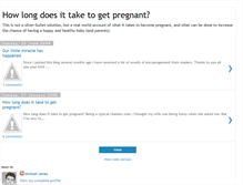 Tablet Screenshot of howlongdoesittaketogetpregnant.blogspot.com