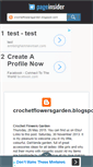 Mobile Screenshot of crochetflowersgarden.blogspot.com