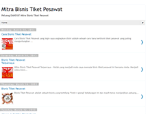 Tablet Screenshot of mitrabisnistiketpesawat.blogspot.com