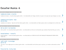 Tablet Screenshot of escucharmusica-6.blogspot.com