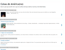 Tablet Screenshot of coisasdeamerica.blogspot.com