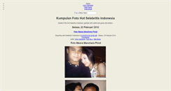 Desktop Screenshot of fotohotselebritis-indonesia.blogspot.com