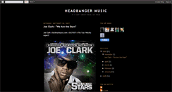 Desktop Screenshot of headbangermusic.blogspot.com