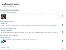 Tablet Screenshot of headbangermusic.blogspot.com