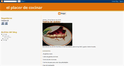 Desktop Screenshot of elplacerdecocinar-cris.blogspot.com