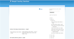Desktop Screenshot of ampliharleybenton.blogspot.com