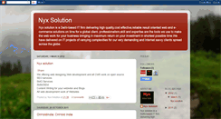 Desktop Screenshot of nyx-solution.blogspot.com