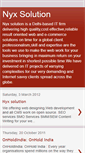 Mobile Screenshot of nyx-solution.blogspot.com