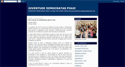 Desktop Screenshot of juventudedemocrataspiaui.blogspot.com