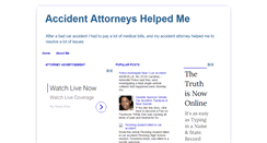 Desktop Screenshot of accidentattorneyshelpedme.blogspot.com