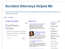 Tablet Screenshot of accidentattorneyshelpedme.blogspot.com