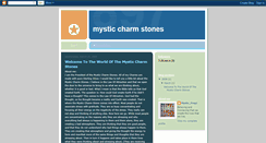 Desktop Screenshot of mysticcharmstones.blogspot.com