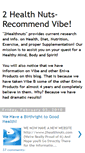 Mobile Screenshot of 2healthnuts.blogspot.com