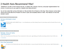 Tablet Screenshot of 2healthnuts.blogspot.com