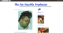 Desktop Screenshot of feefeasibleprophecies.blogspot.com