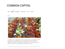 Tablet Screenshot of commoncapital.blogspot.com