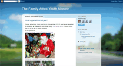 Desktop Screenshot of familyafricayouthmission.blogspot.com