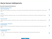 Tablet Screenshot of marjaleenankokkipalvelu.blogspot.com