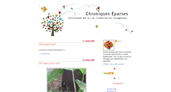 Desktop Screenshot of chroniqueseparses.blogspot.com