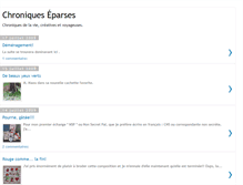 Tablet Screenshot of chroniqueseparses.blogspot.com