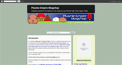 Desktop Screenshot of plushieempire.blogspot.com