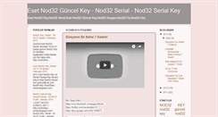 Desktop Screenshot of nod32key-serial.blogspot.com