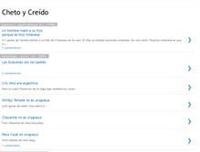 Tablet Screenshot of chetoycreido.blogspot.com