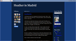 Desktop Screenshot of heatherinmadrid.blogspot.com