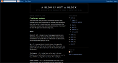 Desktop Screenshot of ablogisnotablock.blogspot.com