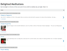 Tablet Screenshot of delightedmeditations.blogspot.com