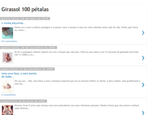 Tablet Screenshot of girassol100ptalas.blogspot.com