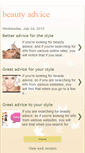 Mobile Screenshot of givebeautyadvice.blogspot.com