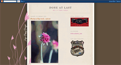 Desktop Screenshot of doneatlast.blogspot.com