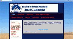 Desktop Screenshot of escuelajerezalternativa.blogspot.com