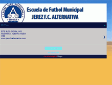 Tablet Screenshot of escuelajerezalternativa.blogspot.com