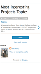 Mobile Screenshot of project-topics.blogspot.com