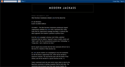 Desktop Screenshot of modernjackass.blogspot.com