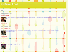 Tablet Screenshot of kuwaitfood.blogspot.com