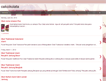 Tablet Screenshot of cakcikolata.blogspot.com