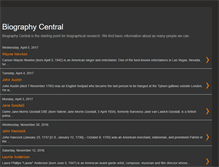Tablet Screenshot of biography-central.blogspot.com