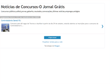 Tablet Screenshot of noticiasdeconcursos.blogspot.com
