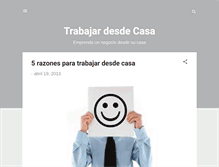Tablet Screenshot of comotrabajardesdelacasa.blogspot.com