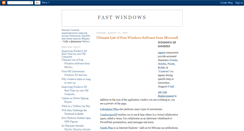 Desktop Screenshot of fastwindows.blogspot.com
