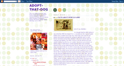 Desktop Screenshot of adopt-that-dog.blogspot.com