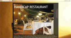 Desktop Screenshot of handicaprestaurant.blogspot.com