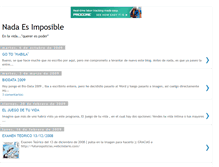 Tablet Screenshot of nada--es--imposible.blogspot.com