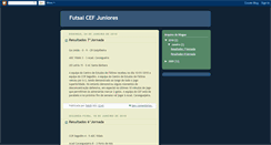 Desktop Screenshot of futsalcefjuniores.blogspot.com