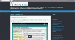 Desktop Screenshot of collaborationhealthcheck.blogspot.com