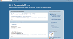 Desktop Screenshot of clubtaekwondomurcia.blogspot.com