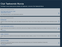 Tablet Screenshot of clubtaekwondomurcia.blogspot.com